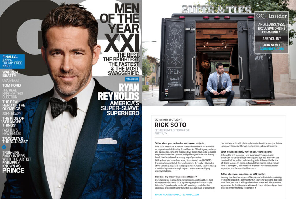 Soto and Co. Press GQ